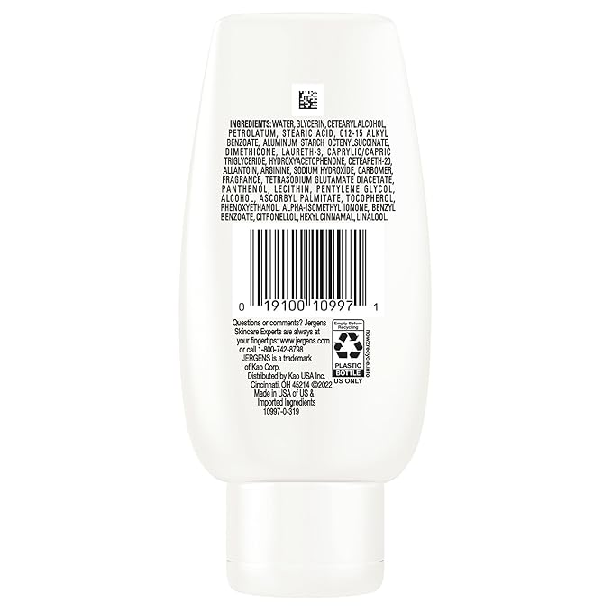 Jergens Ultra Healing Moisturizer for Dry Skin, Hand and Body Lotion, with Hydralucence Blend, Vitamins C, E and B5, 3 Oz, Pack of 8-FemmiqueWomen