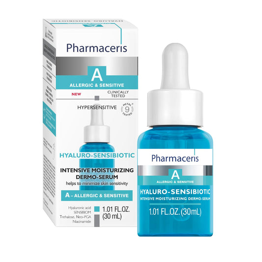 Intensive Moisturizing Serum - Instant Hydration Hyaluronic Acid, Prebiotic & Niacinamide Light Weight Moisturizer for Glow Skin, HYALURO-SENSIBIOTIC-FemmiqueWomen