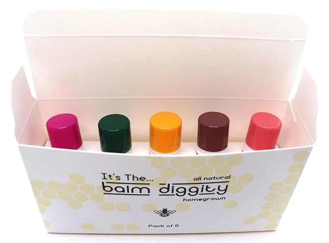 It's The Balm Diggity Beeswax All Natural, Moisturizing, And Nourishing Lip Balm, Made With Only 5 Ingredients, 1 tube, 0.15 ounces (5-PACK)-FemmiqueWomen