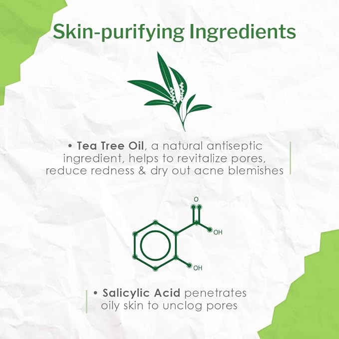 Bye Bye Blemish Tea Tree Drying Lotion, with Tea Tree Oil & Salicylic Acid, Fast-acting Formula, Dries Blemishes, Purifies Skin, 1 fl oz, 1-Pack-FemmiqueWomen