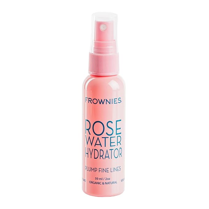 Frownies Rose Water Hydrator Spray - Hydrating Face Mist - Oil Control Toner for Face - Suitable for All Ages and Skin Types, 2oz-FemmiqueWomen