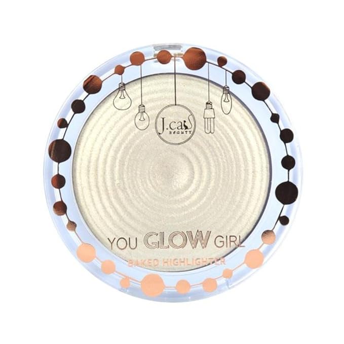 J.CAT BEAUTY You Glow Girl Baked Highlighter - White Goddess-FemmiqueWomen