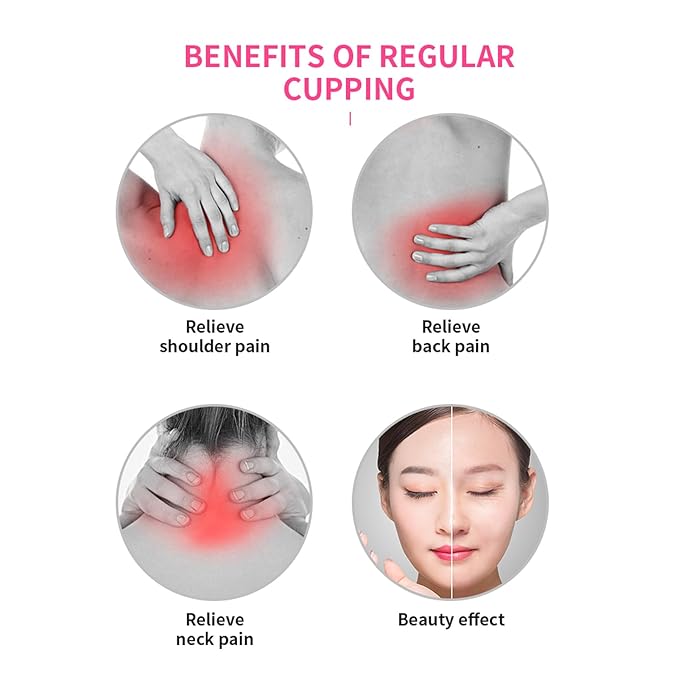 14PCS Facial Cupping for Massage - Face Cupping Set, Vacuum Suction Cups for Neck Body Beauty Anti Cellulite Cup Therapy and Cellulite Massager-FemmiqueWomen