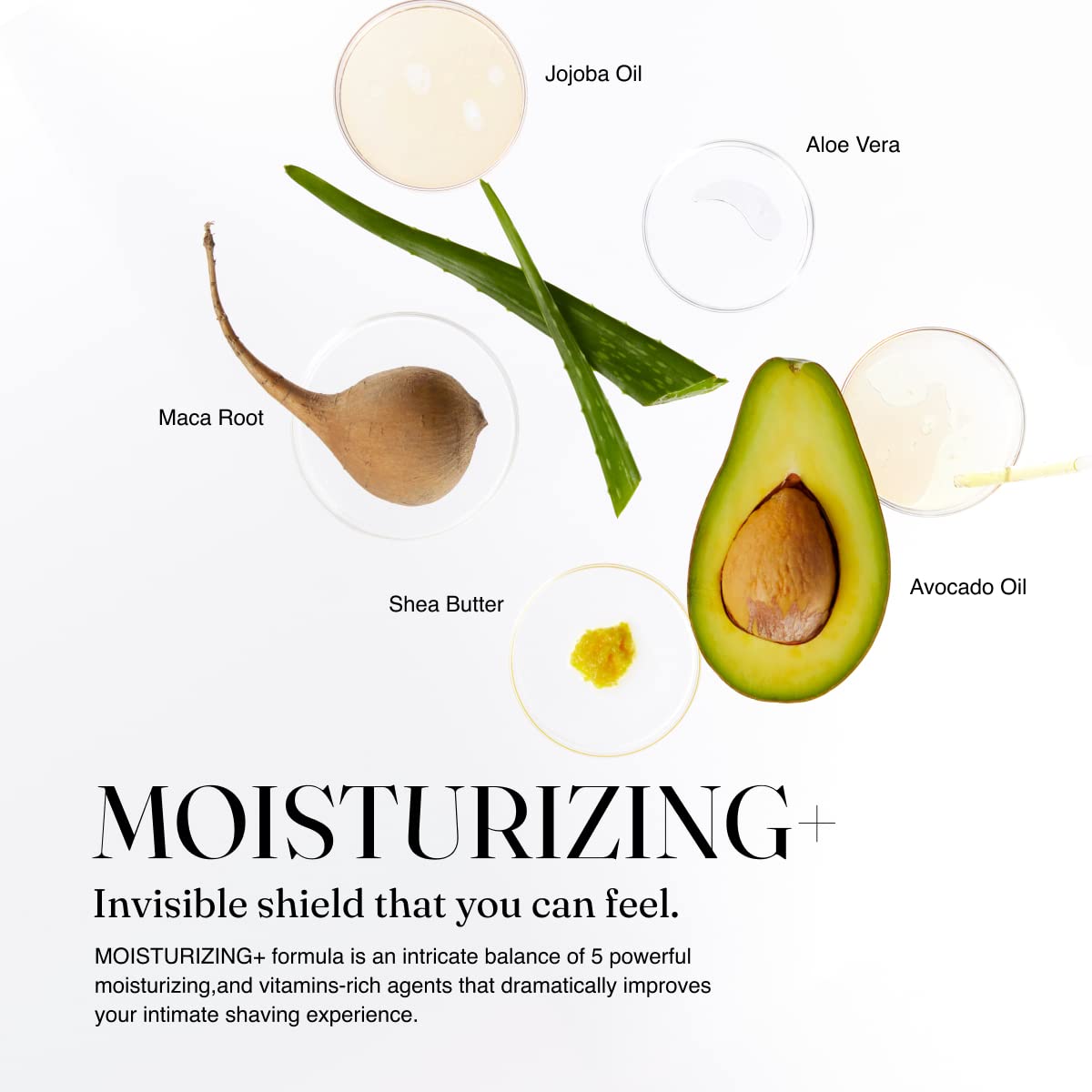 IntiMD Coochy Plus Intimate Shaving Cream Fragrance Free For Pubic, Bikini Line, Armpit and more - Rash-Free, Prevents Razor Burns & Bumps, In-Grown Hair, Itchiness 8oz Tube-FemmiqueWomen