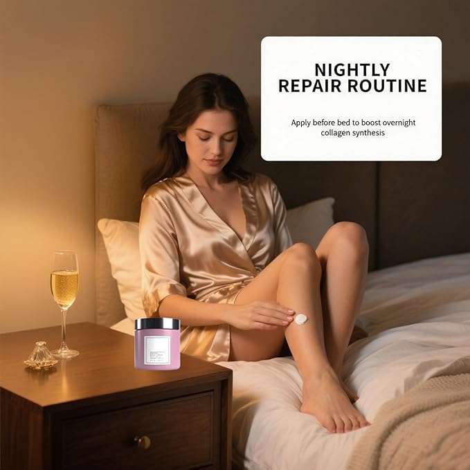 Champagne Lift Body Creme, Champagne Lift Hydrating Firming Body Cream for Crepey Skin, Targets Dry & Sagging Skin on Arms, Legs | Powered by Pink Pepperslim & Luxe-Lift Firming Complex - 8 oz.-FemmiqueWomen