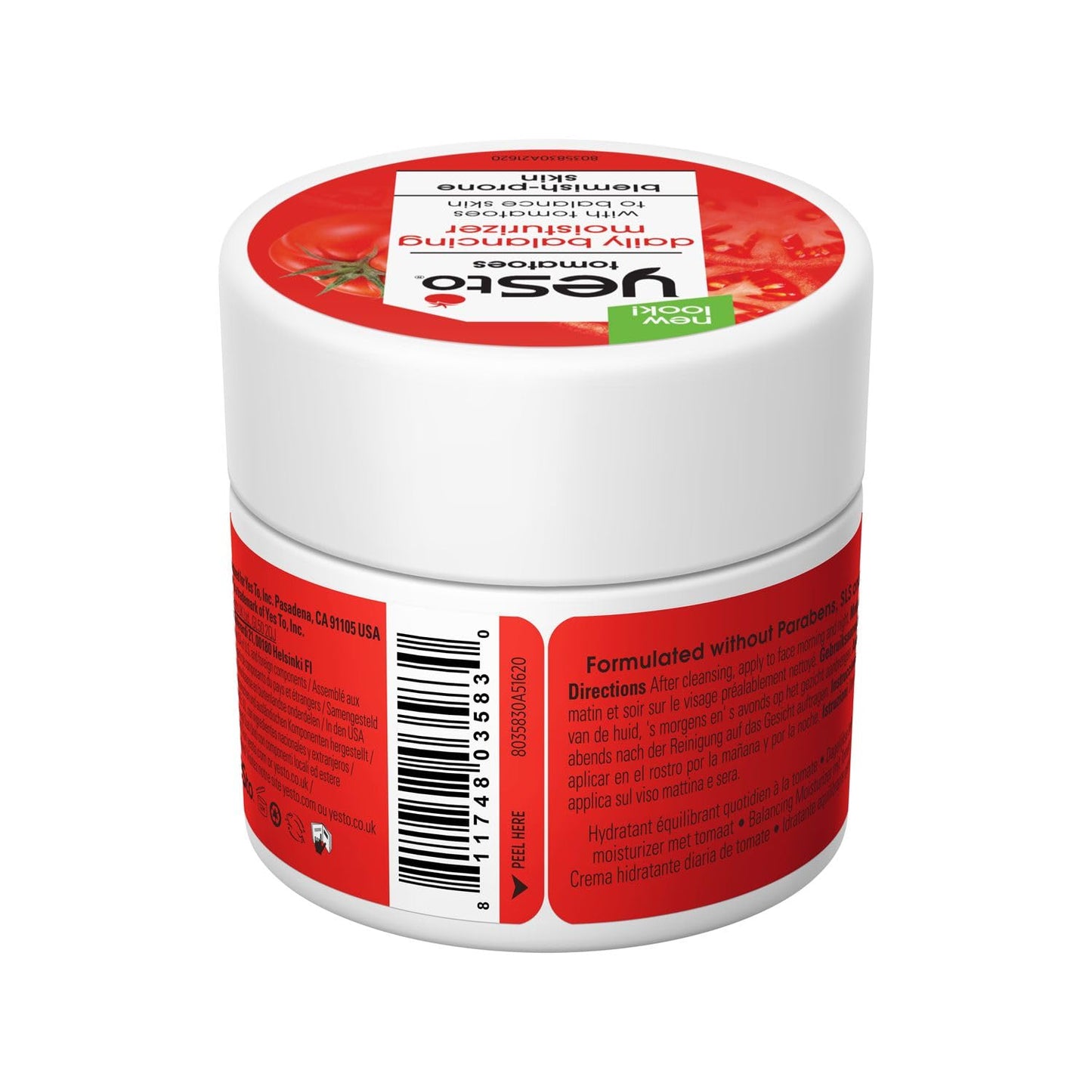 Yes To Tomatoes Daily Balancing Moisturizer, Blemish-Fighting & Enlightening Moisturizer, Natural Vegan & Cruelty Free, 1.7 Fl Oz-FemmiqueWomen