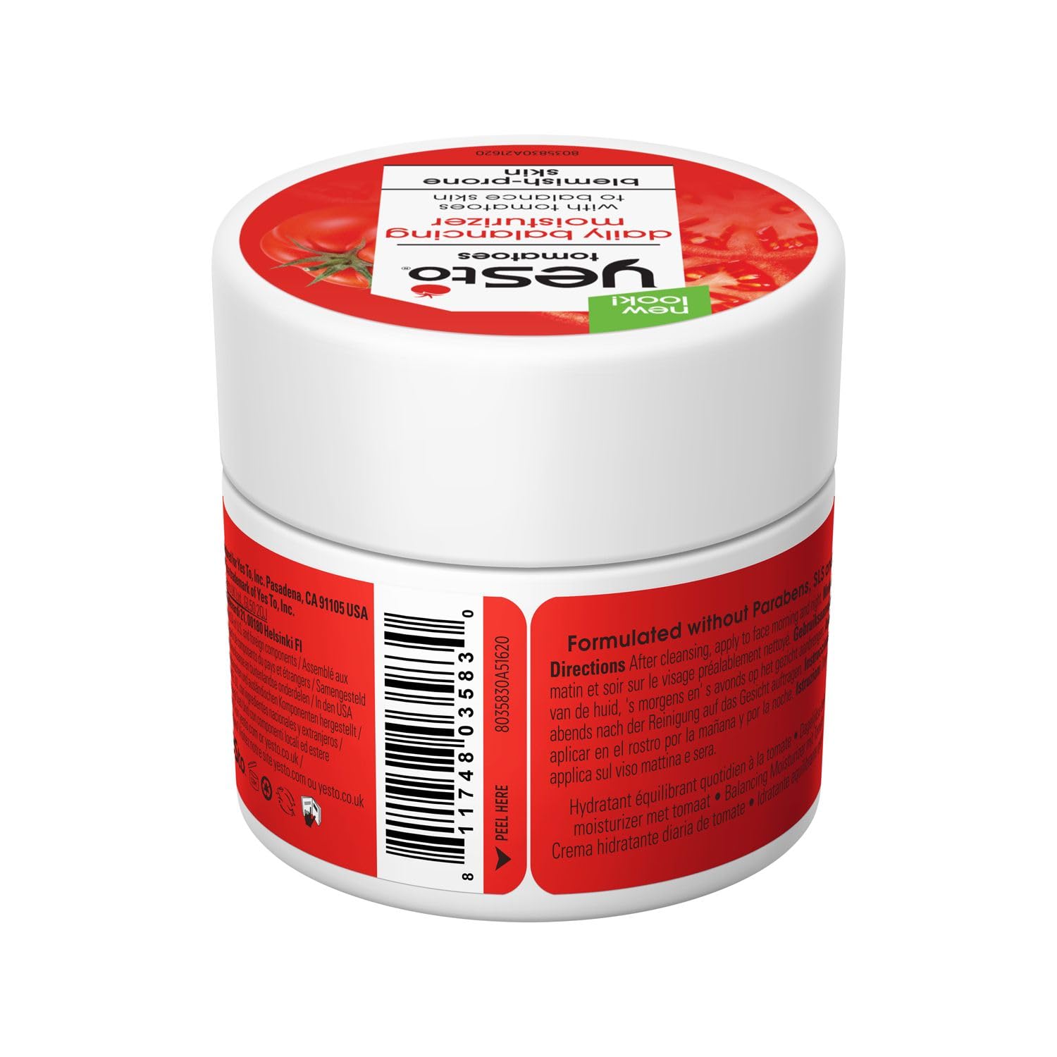 Yes To Tomatoes Daily Balancing Moisturizer, Blemish-Fighting & Enlightening Moisturizer, Natural Vegan & Cruelty Free, 1.7 Fl Oz-FemmiqueWomen