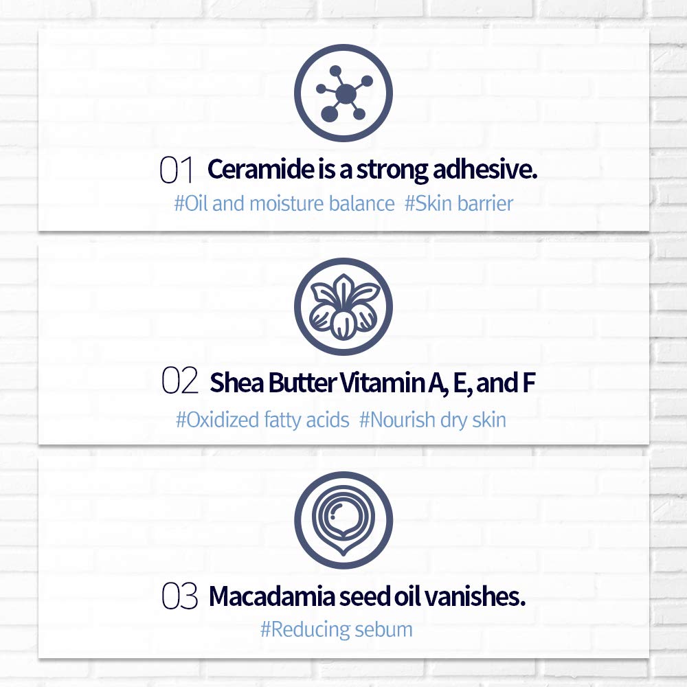 Pyunkang Yul PKY Intensive Repair Cream - Ceramide Moisturizer for Dry Skin with Shea Butter & Macadamia Oil, 1.7 Fl. Oz-FemmiqueWomen