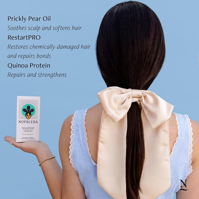 Nopalera Shampoo Bar - Balance and Repair, For Oily Hair, Color Safe, Paraben Free, Silicone & Sulfate Free, Made With Prickly Pear Oil (3.65 oz)-FemmiqueWomen
