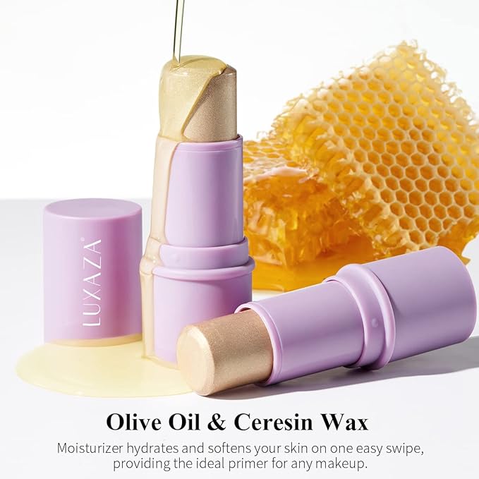 2Pcs Cream Blush Highlighter Makeup Stick Makeup Set for Girls and Women #T Cherry Blush-FemmiqueWomen