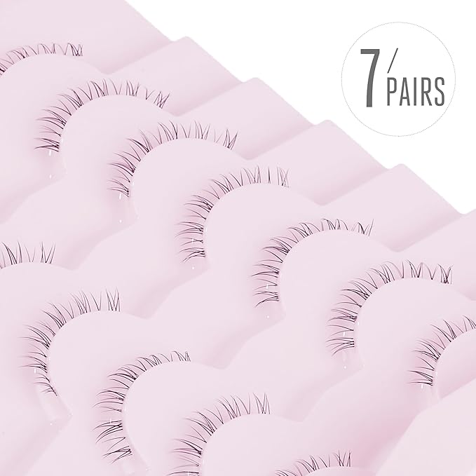 Eyelashes False Bottom Lashes Lower Lashes Fake Bottom Eyelashes 7 Pairs R-2-FemmiqueWomen