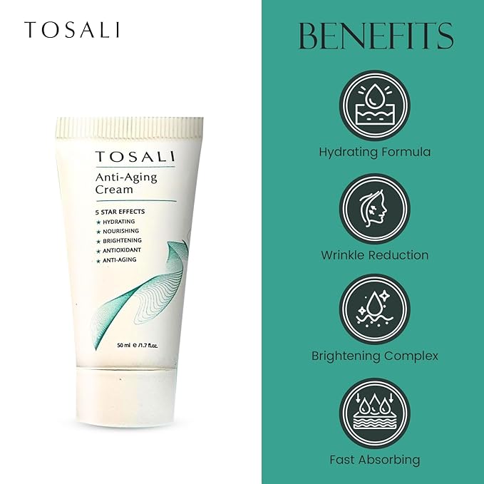 Anti Aging Face Cream for Women, 1.7 oz - Niacinamide Cream, Hydrating Face Moisturizer with Multivitamins - Day & Night Cream for Face with Anti Aging Effect, Skin Care for All Skin Types-FemmiqueWomen