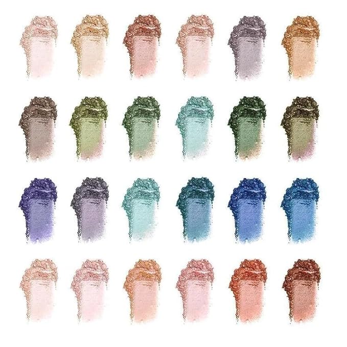 24 Shades Eyeshadow Palette -Festive Luxury Vibrant Bold Full-Color Pigment Long Lasting Matte Shimmer Eye shadow Palette (Bondi)-FemmiqueWomen