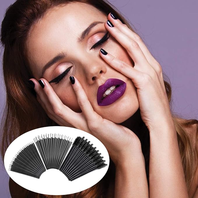 2 Styles Professional Makeup Palette with Spatula and 150 PCS Makeup Brush Kit, SourceTon Cosmetic Palette (5.9”x 3.9”) & Makeup Applicators (Mascara Wands, Lipstick Applicators, Fine Eyeliner Brush)-FemmiqueWomen