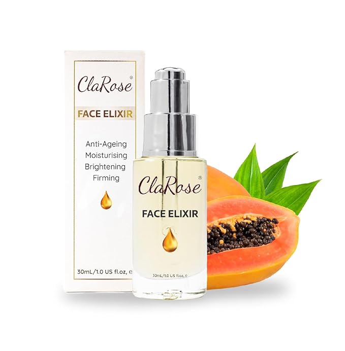 100% Natural Face Elixir - Anti-Ageing, Moisturising, Brightening, Firming - Luxury Oil selection – Vegan – 1 FL Oz