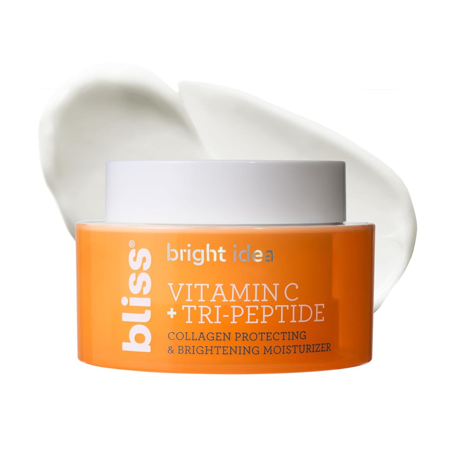 Bliss Vitamin C + Tri-Peptide Brightening Moisturizer | Squalane & Hydration Boosters | Anti-Aging Face Cream for Collagen and Elasticity | Clean Vegan & Cruelty Free 1.7 fl oz-FemmiqueWomen