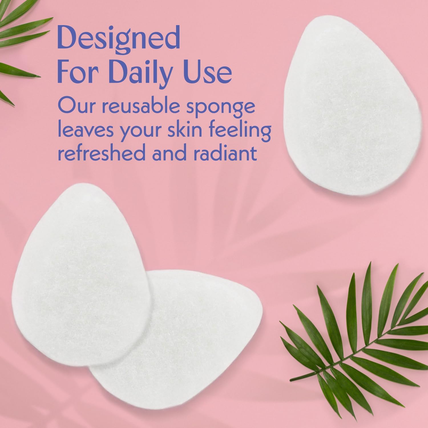 [12 Pack] Regular Exfoliating Facial Sponge for Face - Daily Cleansing Face Scrubber - Exfoliating Pads - Puf for Removing Makeup, Dirt, and Dead Skin - Reusable Face Pads Buf Dirt Away-FemmiqueWomen