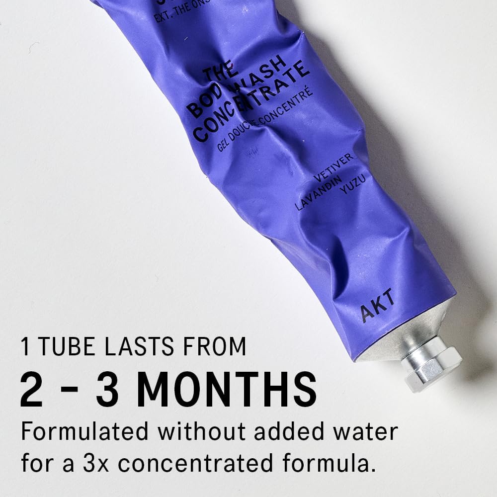 Akt The Body Wash Concentrate 3.4 Fl Oz, Natural Shower Gel with Skin-Balancing Prebiotics, Body Wash Women & Men, with Olive Squalane & Vitamin E, Sc.03 The Onsen, All Genders-FemmiqueWomen