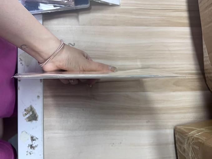 2Pcs Acrylic Makeup Mixing Palette with 2 Pcs Makeup Spatula, Foundation Mixing Tray Cosmetic Palette Mixer Makeup Palette for Foundation, Makeup Mixing Tray for Mixing Eye Shadow Lipsticks Nail Art-FemmiqueWomen