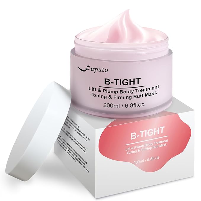 B-TIGHT Body Cream, 200ml Leave-On Booty Enhancing Mask, Firming & Moisturizing Cream, Leave-On Cellulite Mask - Improves Skin Tightness in Buttock Area, Lift sagging skin - 6.76 oz-FemmiqueWomen