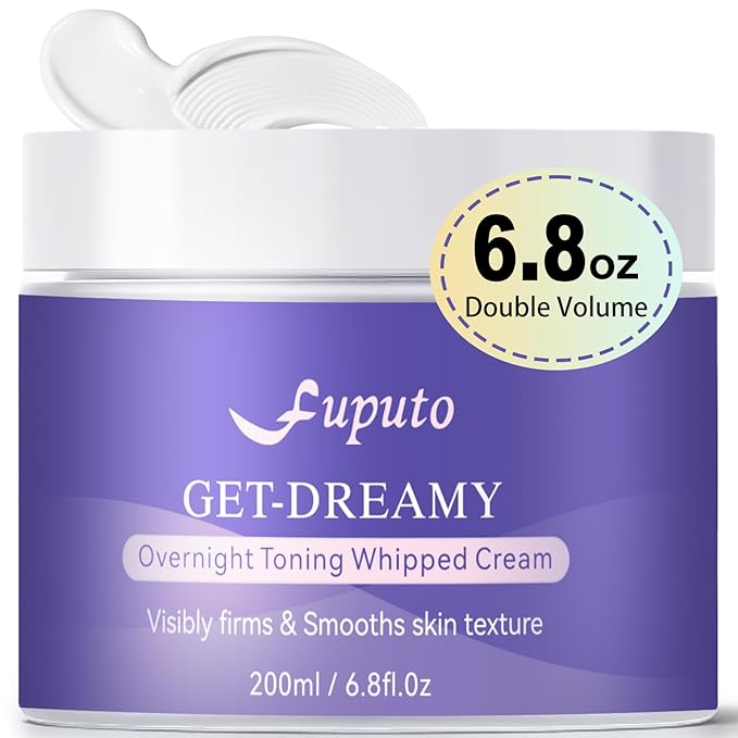 Get Dreamy Overnight Toning Whip - Body Firming Cream for Women, 6.76 oz Sleep & Sculpt Night Cream, Reduces the Appearance of Body Skin Laxity for Mulated for All Skin Types (200ml)-FemmiqueWomen
