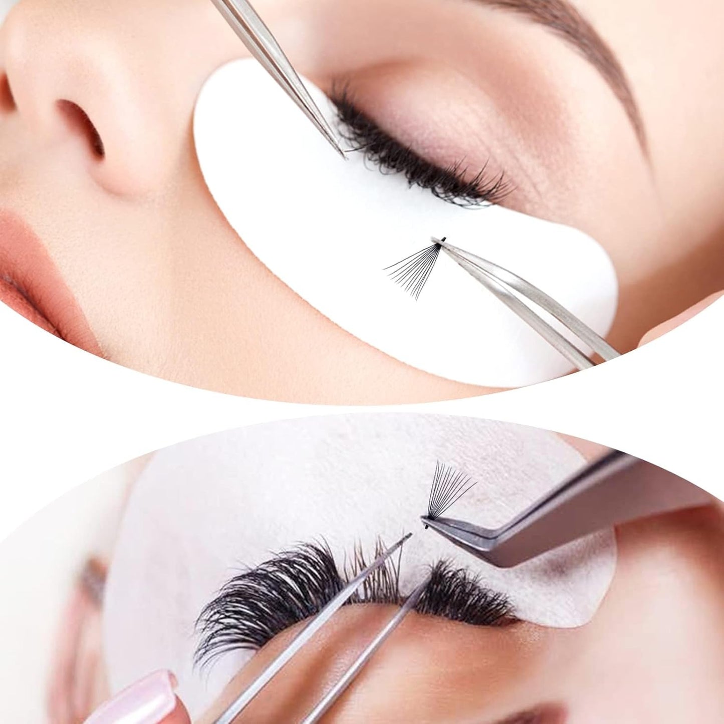 Pre-made Fans for Eyelash Extension 500+6D C Curl Handmade Loose Volume Lashes9-16mm-FemmiqueWomen