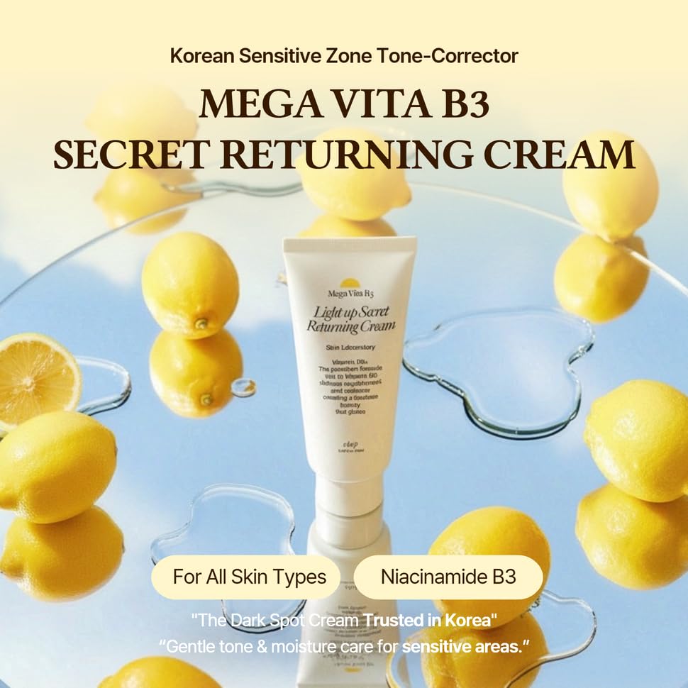 brightening cream - Korean brightening care Niacinamide bikini area, Intimate Areas, Underarm, Inner Thigh - Mega Vita B3 Light up Secret Returning Cream 100ml / 3.38 fl.oz-FemmiqueWomen