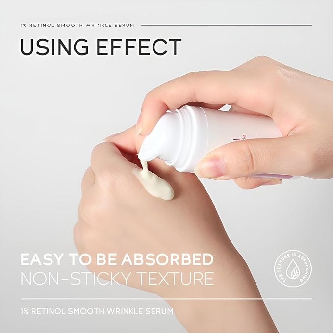 1% Retinol Serum for Face, Facial Serums for Anti Aging with Retinol, Niacinamide & Vitamin E for Fine Lines, Wrinkles & Dark Spots, Daily Skincare to Smooth & Firm Skin, 1.06 fl. oz, Pack of 2-FemmiqueWomen