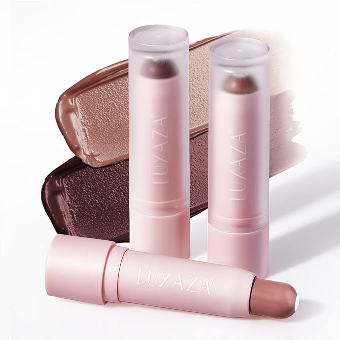 2PCS Tinted Lip Balm Chapstick with Color, Natural Semi - Gloss Finish, Hydrating/Coloring 2 in 1 Moisturizer Lip Stick for Girls & Women #01＋#05-FemmiqueWomen