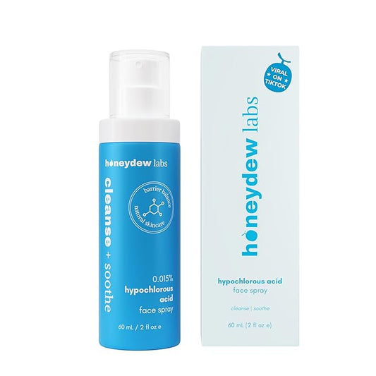 Hypochlorous Acid Spray – Eyelid Cleanser, HOCl Face & Skin Mist for Acne, Eczema & Irritation – Multi-Purpose Skin Repair – Post-Workout, Scalp & Sensitive Skin, Travel Size - 2 oz-FemmiqueWomen