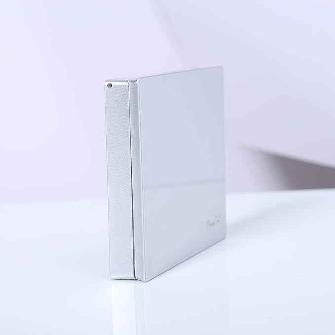 Makeup Mirror with Facial Oil Blotting Paper Sheets – Green Tea 100 Counts, Silver Compact Folding Cosmetic Travel Mirror-FemmiqueWomen