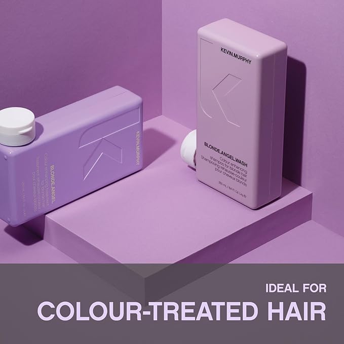 KEVIN.MURPHY BLONDE.ANGEL.WASH - Blonde Shampoo - Purple Shampoo for Blonde & Grey Hair - Colour Enhancement Hair Care - Colour Safe - Paraben & Sulphate Free - 250 mL /8.4 fl oz-FemmiqueWomen