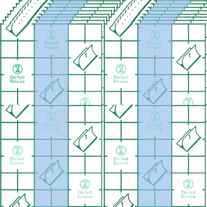 150 Pieces Makeup Hand Palette, Disposable Cosmetics Mixing Palette Foundation Mixing Tray Adhesive Waterproof Transparent Palettes for Makeup Art (2.36 X 2.36 Inch)-FemmiqueWomen