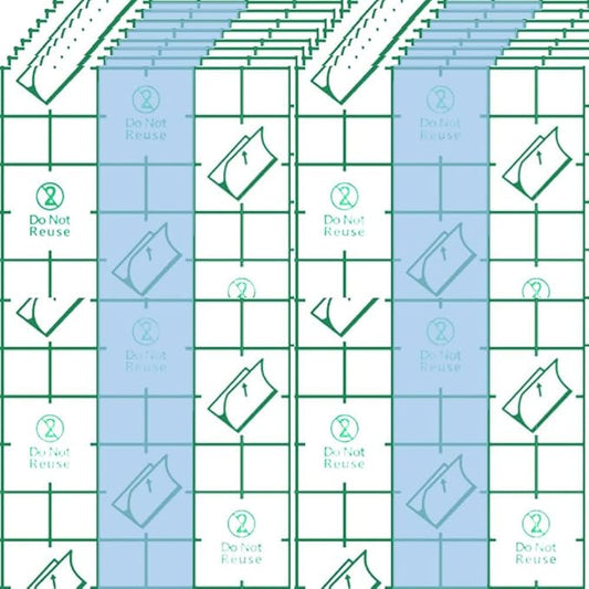 150 Pieces Makeup Hand Palette, Disposable Cosmetics Mixing Palette Foundation Mixing Tray Adhesive Waterproof Transparent Palettes for Makeup Art (2.36 X 2.36 Inch)-FemmiqueWomen