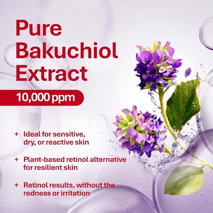 Rothea Resilience Cream, Anti-Aging with Bakuchiol 10,000ppm (Natural Retinol Alternative), Face Moisturizer, Neck Cream with Collagen, Ceramides, Peptides, Niacinamide, Korean Skin Care, 1.7 oz-FemmiqueWomen