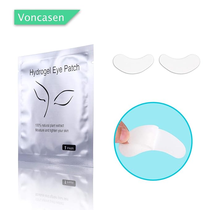 100 Pairs Set,Under Eye Pads,Comfy and Cool Under Eye Patches Gel Pad for Eyelash Extensions Eye Mask Beauty Tool-FemmiqueWomen