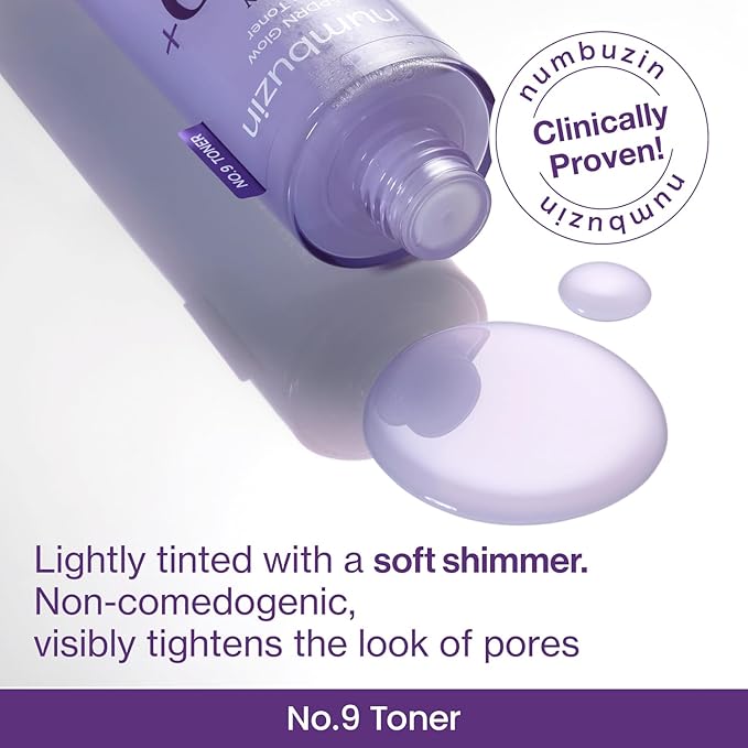 numbuzin No.9 Toner | NAD+ PDRN Glow Boosting Toner | Glowing, Firming, Hydrating, Elasticity, Wrinkles, Fine Lines, Korean Skincare | Salmon PDRN, Peptides, NAD | Essence for Dry Skin | 5.07 fl. Oz-FemmiqueWomen