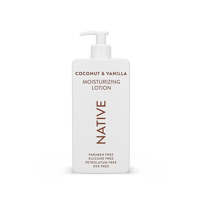 Native Body Lotion Contains Naturally Derived Plant-Based Moisturizers for Women and Men | Restores Dry Skin, Coconut & Vanilla, 16.5 fl oz-FemmiqueWomen
