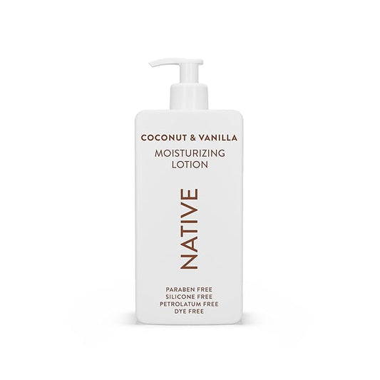 Native Body Lotion Contains Naturally Derived Plant-Based Moisturizers for Women and Men | Restores Dry Skin, Coconut & Vanilla, 16.5 fl oz-FemmiqueWomen