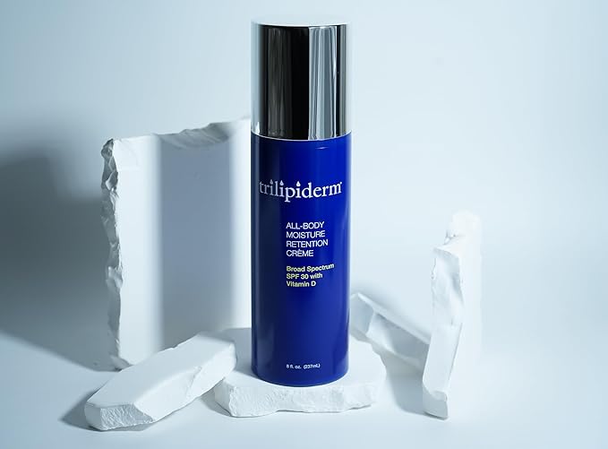 Trilipiderm Moisturizing Sunblock 8oz All Day Hydration for Body and Face, Vitamin D Enriched Broad Spectrum Sunscreen, Two Pack-FemmiqueWomen