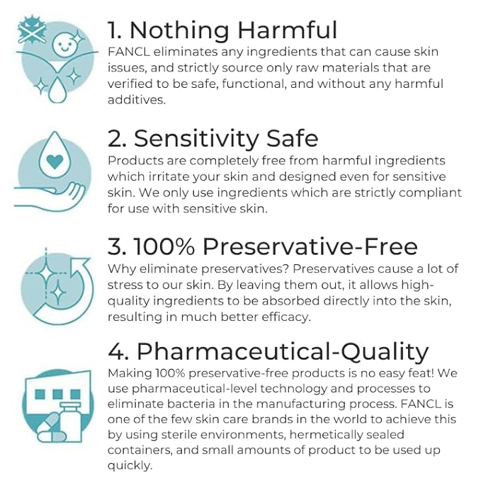 FANCL Facial Cleansing Powder - Japanese Facial Cleanser, Face Wash, Luxurious Foaming Lather, Hydrating, Preservative Free, Clean Skincare for Sensitive Skin [US Exclusive Edition]-FemmiqueWomen