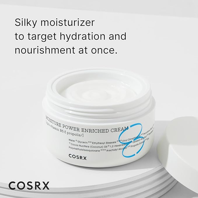 COSRX Hyaluronic Acid Moisturizer for Day & Night with Pro Vitamin B5 (D Panthenol) 50ml/1.69 fl.oz | Propolis Extract, Ceramide, Long Lasting Hydration for Dry, Sensitive Skin, Korean Skin Care-FemmiqueWomen