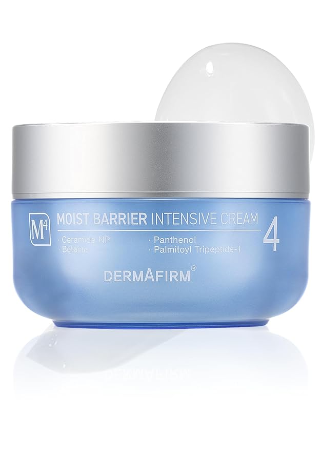 Dermafirm Moist Barrier Intensive Moisturizer Face Cream M4 | Korean Face Moisturizer Face Lotion for Hydration & Nourishment w/Ceramide, Peptide & Collagen | No Animal Trials No Paraben 1.69 fl oz-FemmiqueWomen