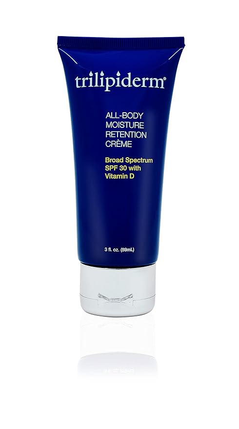 Trilipiderm 3 x All-Body Moisture Retention Creme 3x and All-Body Moisture Retention with Spf 30 Broad Spectrum 3oz size Travel Size 6-pack Sets - Air Travel, Gift, Purses, Gym Bag Lotion-FemmiqueWomen