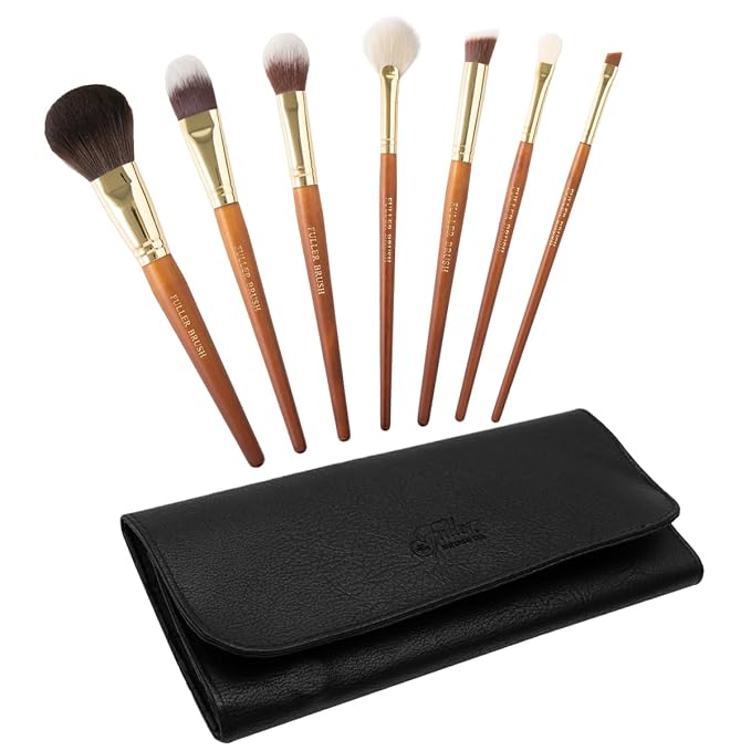 Fuller Cosmetic Brush & Bag Set (Set of 7 Brushes)-FemmiqueWomen
