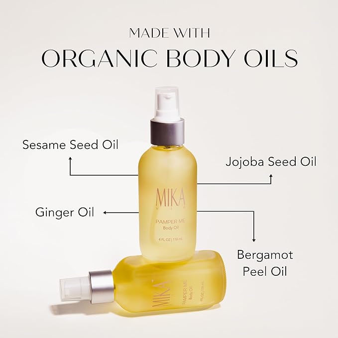 Luxury Organic Body Oil for Women | Hydrating & Moisturizing Body Oil after Shower | Certified Moisturizer for Dry Skin | Clean Beauty, Vegan and Paraben Free-FemmiqueWomen