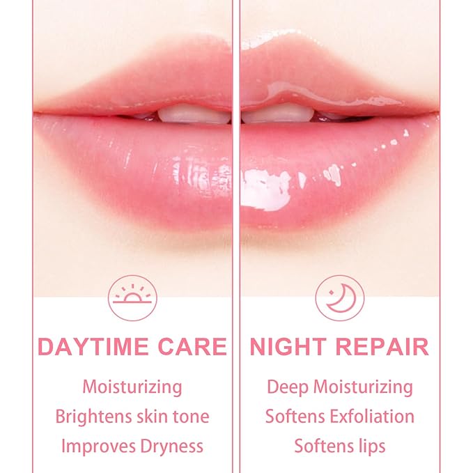 3 PCS Bee Lip Balm Lip Mask Honey Pot, Watermelon & Cherry & Coconut Lip Mask Propolis Moisturizing Lip, Hydrating Prevention Dry and Cracked Lip Scrubs Exfoliator (Watermelon & Cherry & Coconut)-FemmiqueWomen