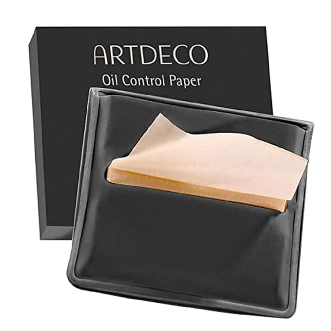 ARTDECO Oil Control Paper - Oil-Absorbing Blotting Paper - Gives Your Complexion a Matte Finish - Refill Pack with 100 Sheets - For Makeup - For Oily Skin - Easy Take Out Design - Face Wash - 100pcs-FemmiqueWomen