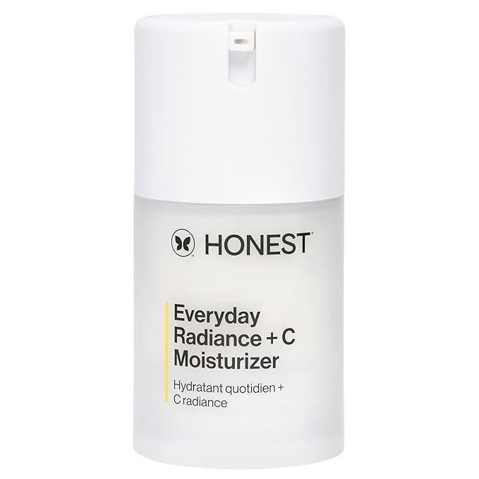 Honest Beauty Everyday Radiance Vitamin C Lightweight Moisturizer | Brightens + Improves Skin Tone | Gentle for Sensitive Skin, Fragrance Free, Vegan | 1.7 fl oz-FemmiqueWomen