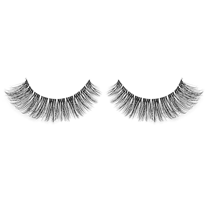 Onlyall Natural Eyelashes Mink False Eyelashes Natural Wispy Lashes Soft Clear Band Lashes Fluffy False Lashes 14MM A11-FemmiqueWomen